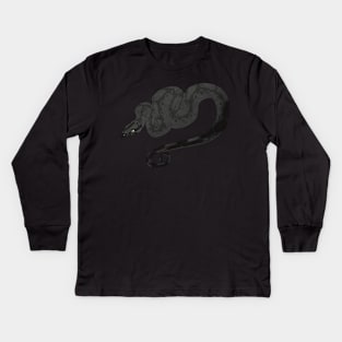 Eclipse Boa Constrictor Kids Long Sleeve T-Shirt